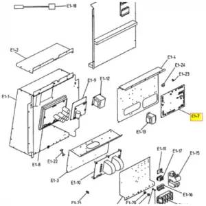 PLACA CONTROL UNIDAD EXTERIOR DAIKIN RZQ200B8W1B
