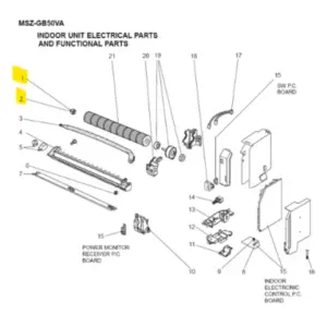 Coginete Mitsubishi Electric unidad interior MSZ-GB50VA-E1