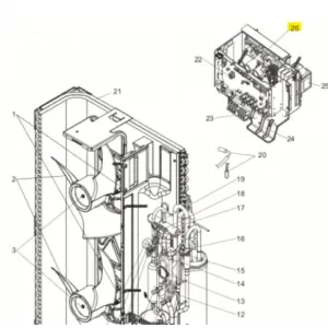 Placa potencia inverter exterior MITSUBISHI ELECTRIC modelo MXZ-8B140VA
