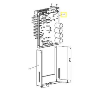 Placa electrónica inverter unidad exterior PANASONIC U-125PEY1E5