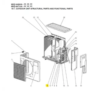 COMPRESOR INVERTER MITSUBISHI ELECTRIC MXZ-3A54VA-E7