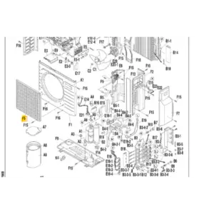 Rejilla unidad exterior DAIKIN 3MXS52BVMB