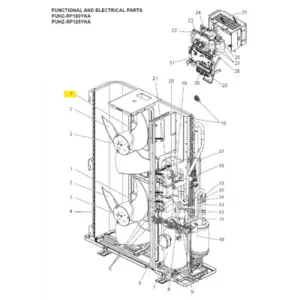 Motor ventilador unidad exterior Mitsubishi Electric PUHZ-RP100YKA
