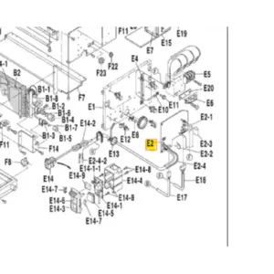 Placa control interior DAIKIN CDX25HAV1NB