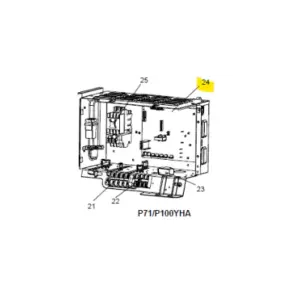 Placa control exterior MITSUBISHI ELECTRIC modelo PU-P71YHA1.UK