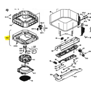 Bandeja de drenaje unidad interior DAIKIN FXFQ50AVEB