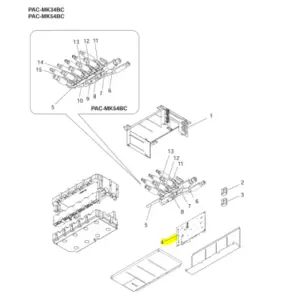 Placa de control unidad BRANCH BOX MITSUBISHI PAC-MK54BC