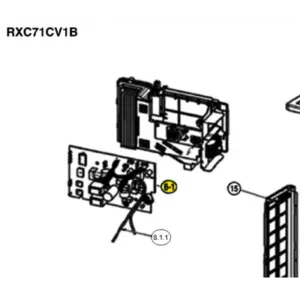 Placa de control inverter unidad exterior DAIKIN RXC71CV1B
