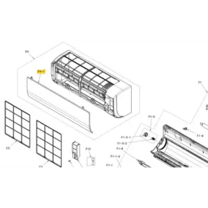 TAPA FILTROS UNIDAD INTERIOR DAIKIN CTXF25F5V1B 5042449