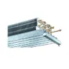 Evaporador estático para cámara de 10 m2 construido en tubo 5/8" y aleta de aluminio con una separación de 14 mm