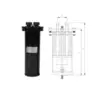 SEPARADOR DE ACEITE DESMONTABLE SD5 1 3/8" A SOLDAR