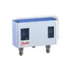 PRESOSTATO DANFOSS 060-470366. REARME: AUTOMÁTICO (BAJA) / MANUAL (ALTA). 1/4" SAE.