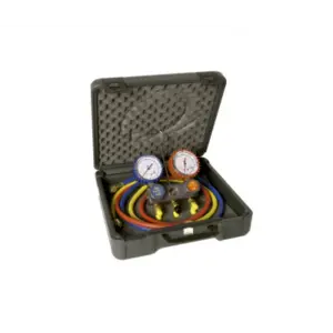 ANALIZADOR ALTA Y BAJA APM-20 2 VÁLVULAS Y 3 CONEXIONES 1/4" COMPLETOS Ø 80mm
