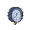 Manómetro de baja presión de Ø 80 mm amortiguado sin glicerina 125-P/2 azul