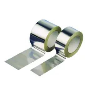Rollo cinta adhesiva de aluminio puro 62 x 50 color aluminio