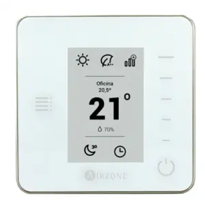 Termostato monocromo Acuazone Think conexión via radio blanco AZDI6THINKR